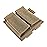 EXCELLENT ELITE SPANKER Tactical Open Top Double/Triple Pistol Mag Pouch for Glock M1911 92F Magazines 40mm Grenade(Coyote Brown)