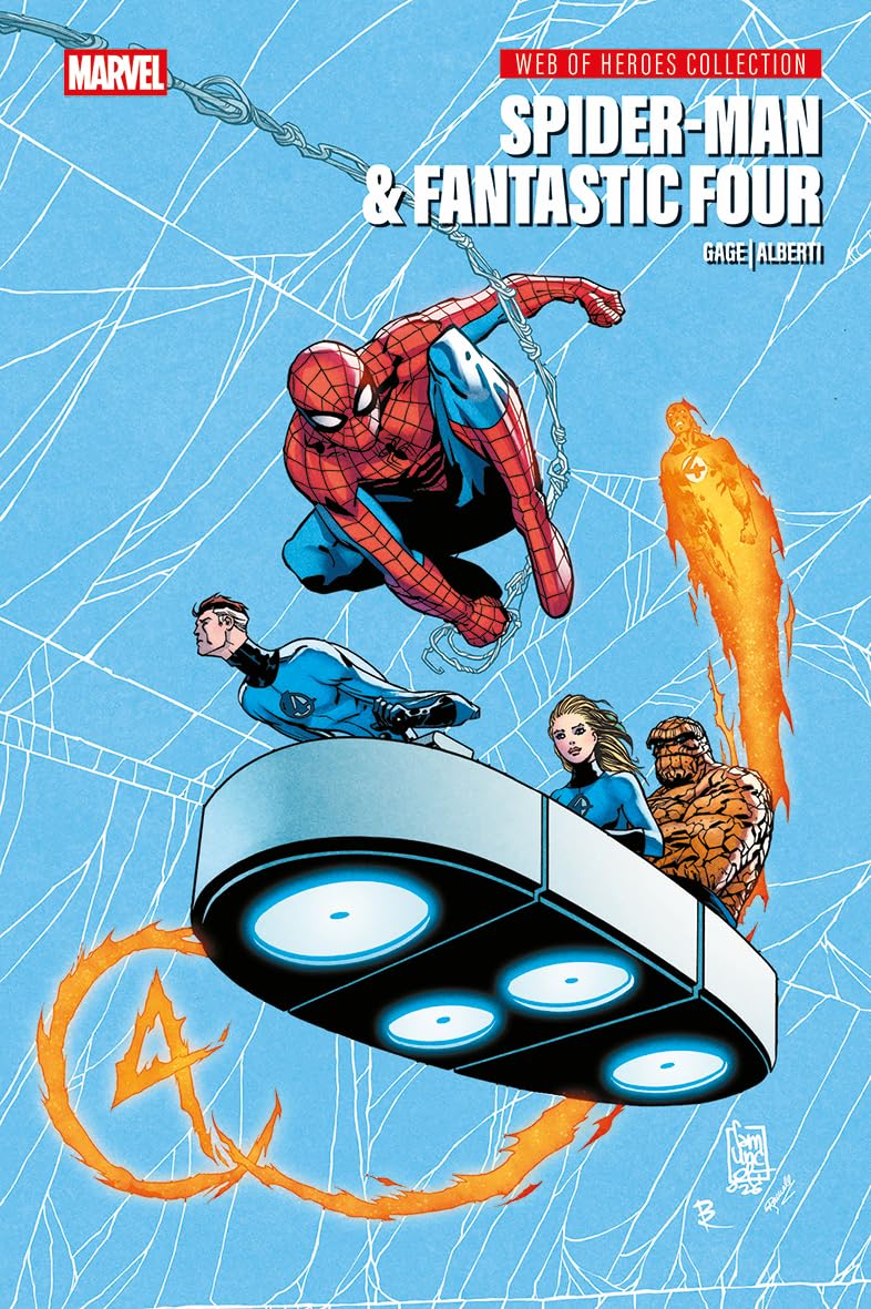 Spider-Man & Fantastic Four Comic Book Hardback Marvel Graphic Novel Hardcover