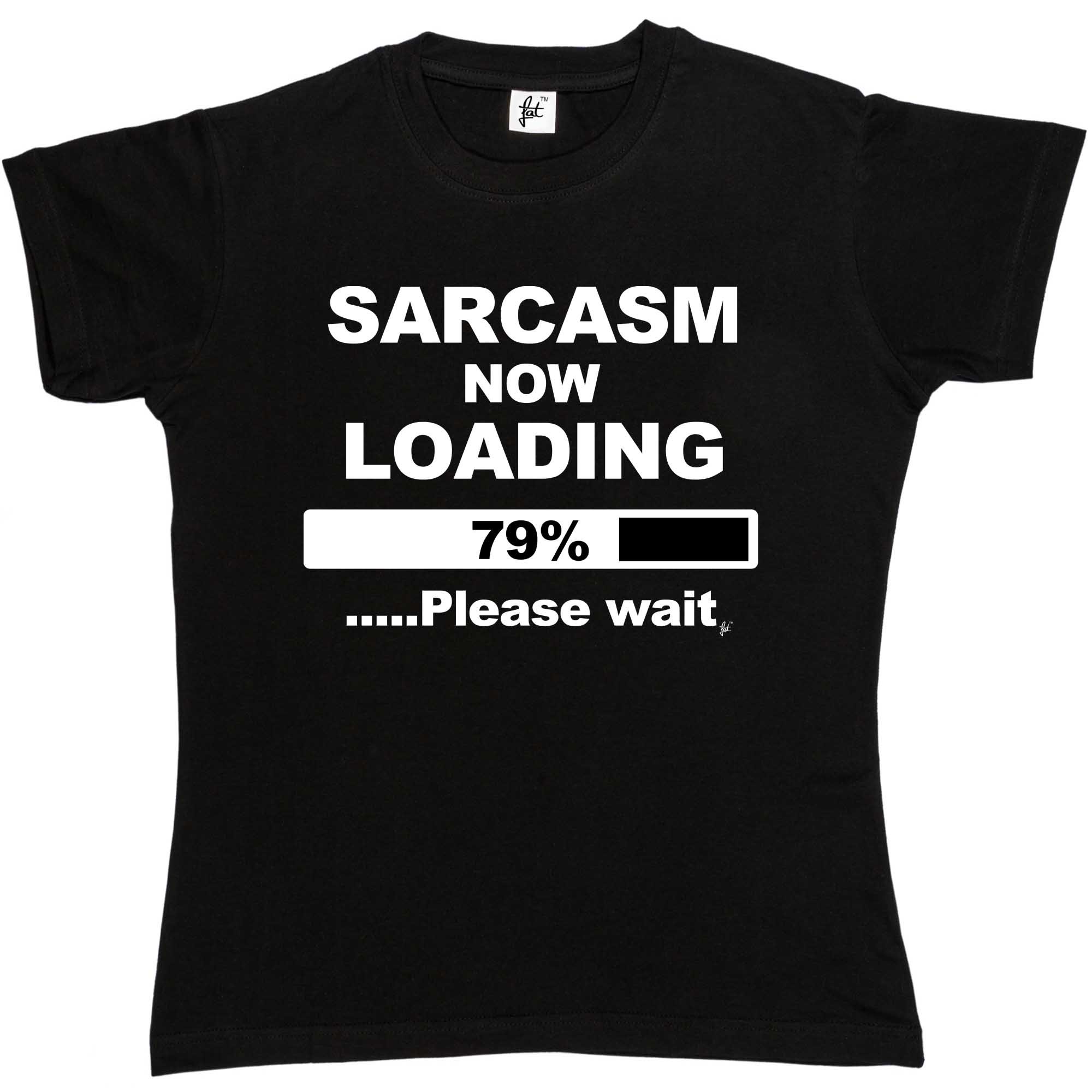 Fancy A Snuggle Sarcasm Now Loading Womens Boyfriend Fit T-Shirt Black Medium