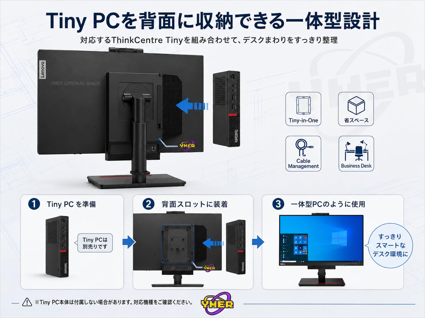 Amazon.co.jp: 【整備済み品】Lenovo ThinkCentre Tiny-in-One 24 Gen