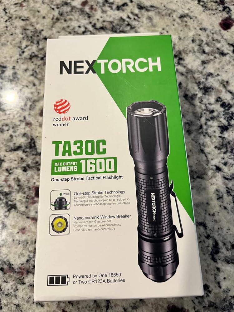 NEXTORCH TA30C Kit – 1600 Lumen Light with Ring & Holster