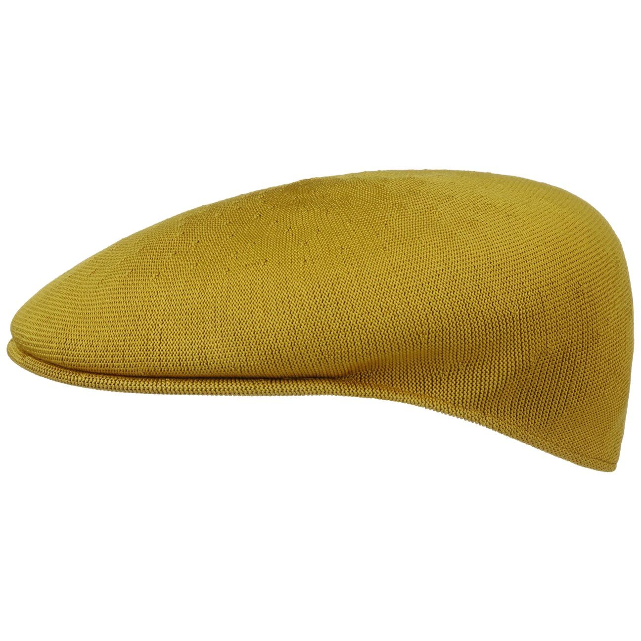 Kangol Tropic 504 płaska czapka damska / męska czapka letnia z daszkiem, całoroczna wiosna jesień zima - M (56-57 cm) żółta