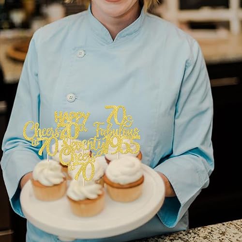 Miniatura 367 de Rsstarxi Paquete de 30 adornos para cupcakes de 15 cumpleaños con purpurina Mis Membrillo 15 desde 2010 Feliz 15º Cupcake Toppers Quince Cheers to