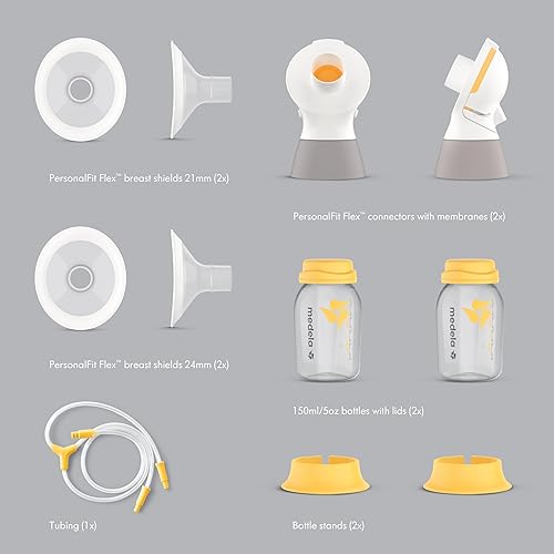Miniatura 5 de Medela Classic PersonalFit Flex Kit de doble bombeo para extractores de leche eléctricos compatible con extractores de leche Freestyle y Swing Maxi