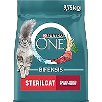 Purina One Bifensis Sterilcat Crocchette Gatto Sterilizzato Ricco in Manzo e Frumento 9,75 kg