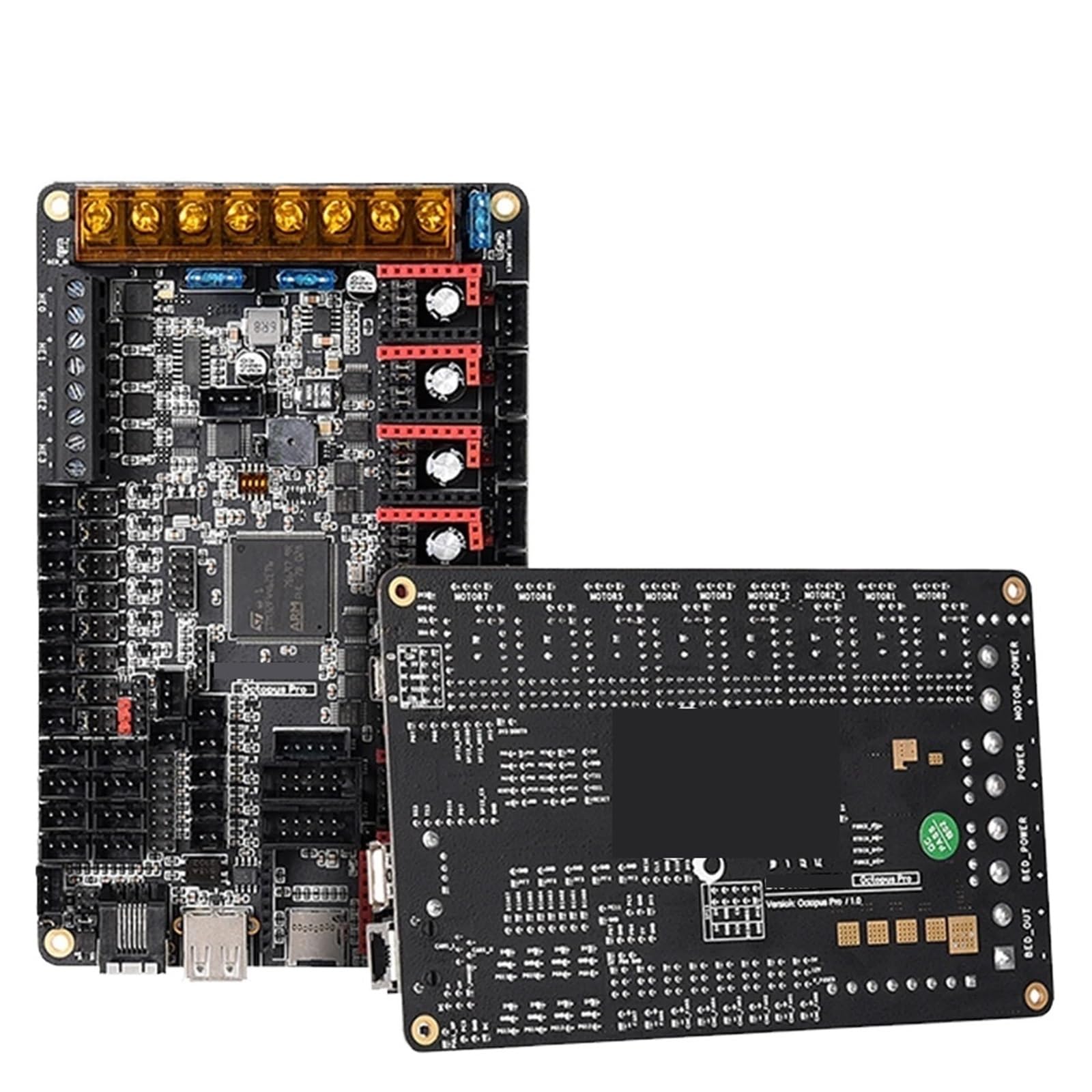 Carte Mère, Octopus PRO V1.0 V1.1, Compatible For BIGTREETECH, Ender3 CR10(H723 V1.1,With TMC2209x8)