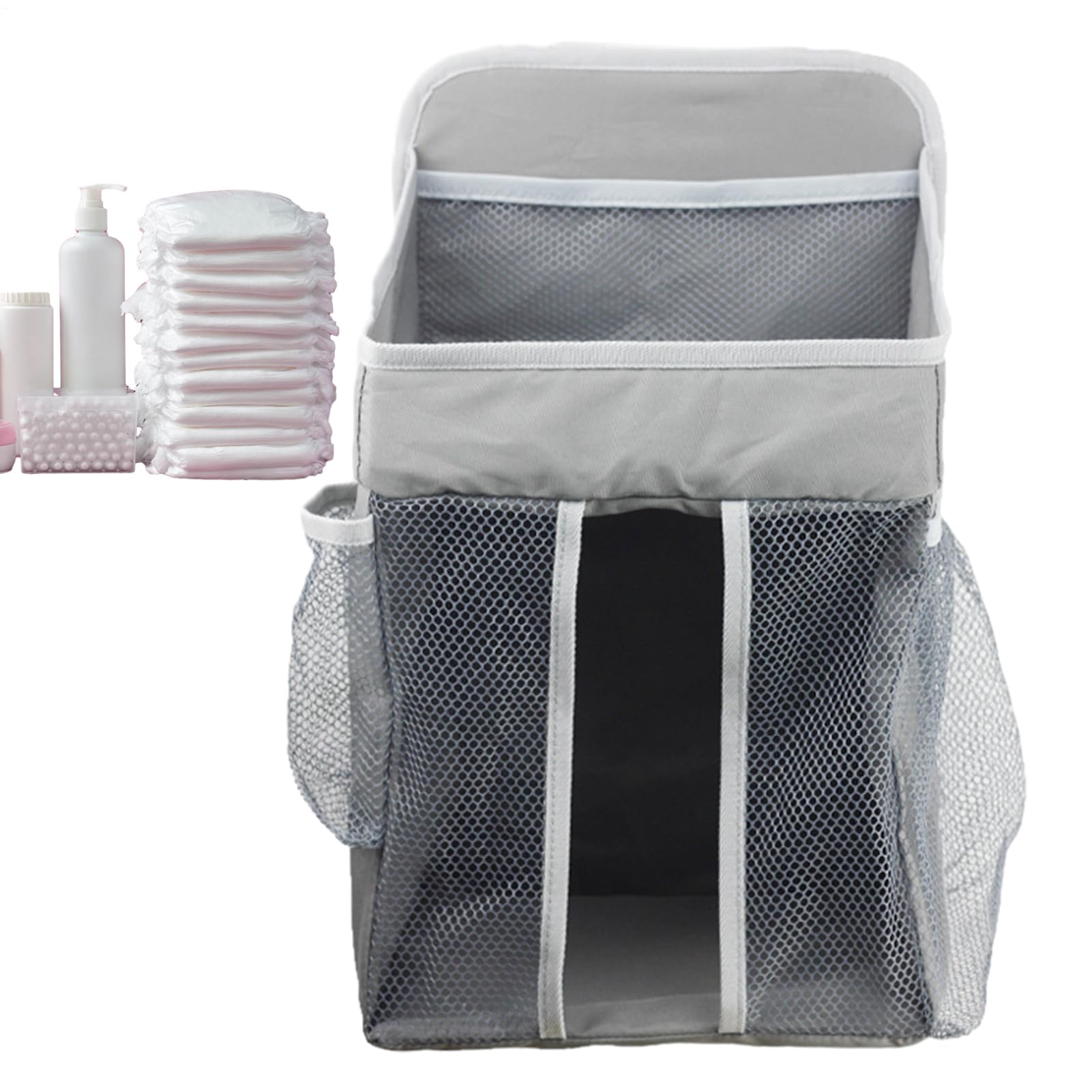 Organizador De Pañales Para Cuna Almacenamiento Para Juguetes De Cuna | Organizador De Pañales Para El Bebé Para Juguetes Biberones Toallitas Guarderías Futuras Mamás Canguros Dormitorio Viaje