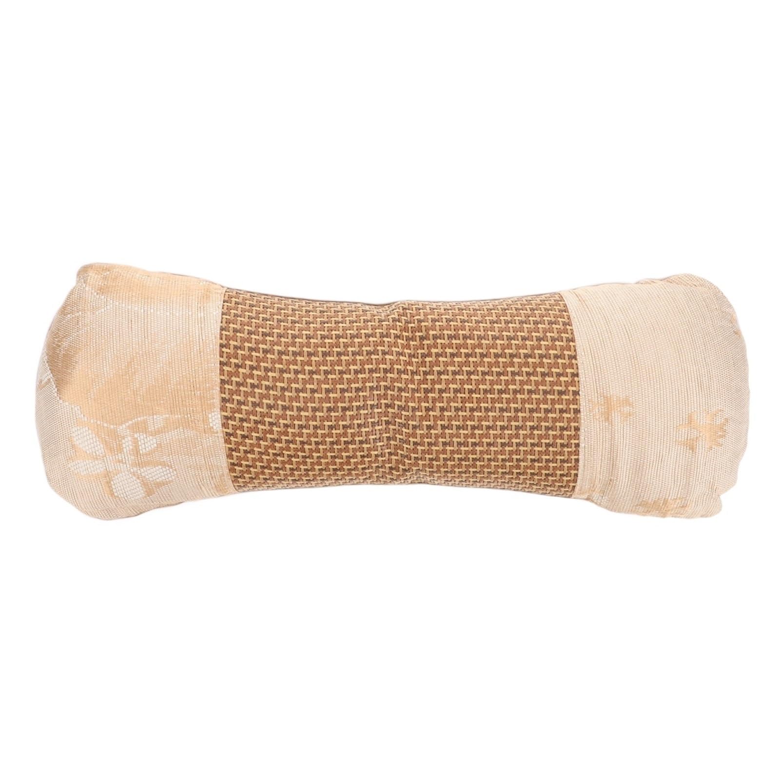 PJFCEWFDGX Roll Pillow Ice Silk Cooling Fabric Support Lumbar for Sleeping Summer
