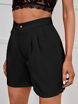 Damen shorts schwarz elegant Clearance
