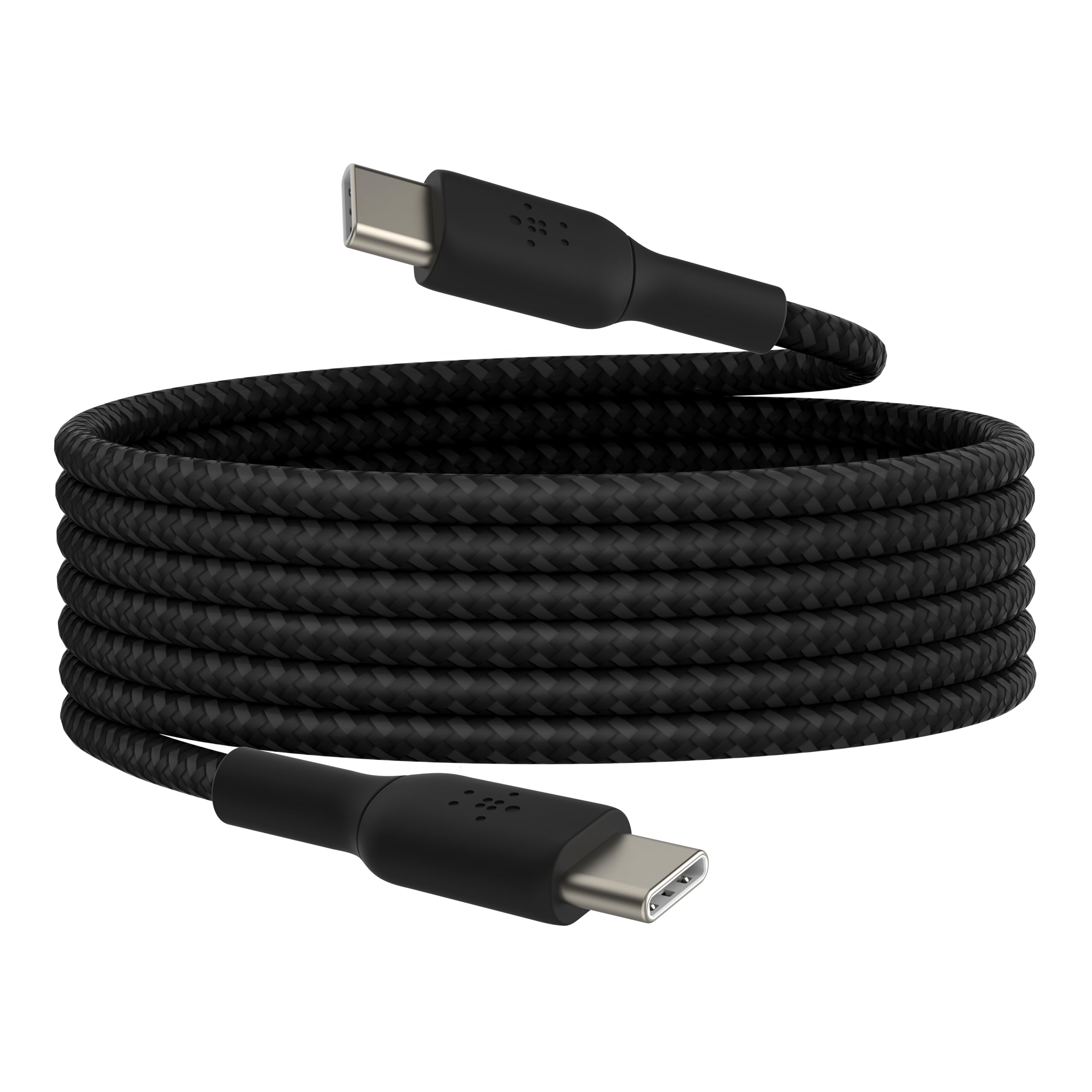 Belkin BoostCharge (6.6ft) Braided USB-C to USB-C Cable for iPhone, Galaxy, Pixel, iPad Pro & More - Black