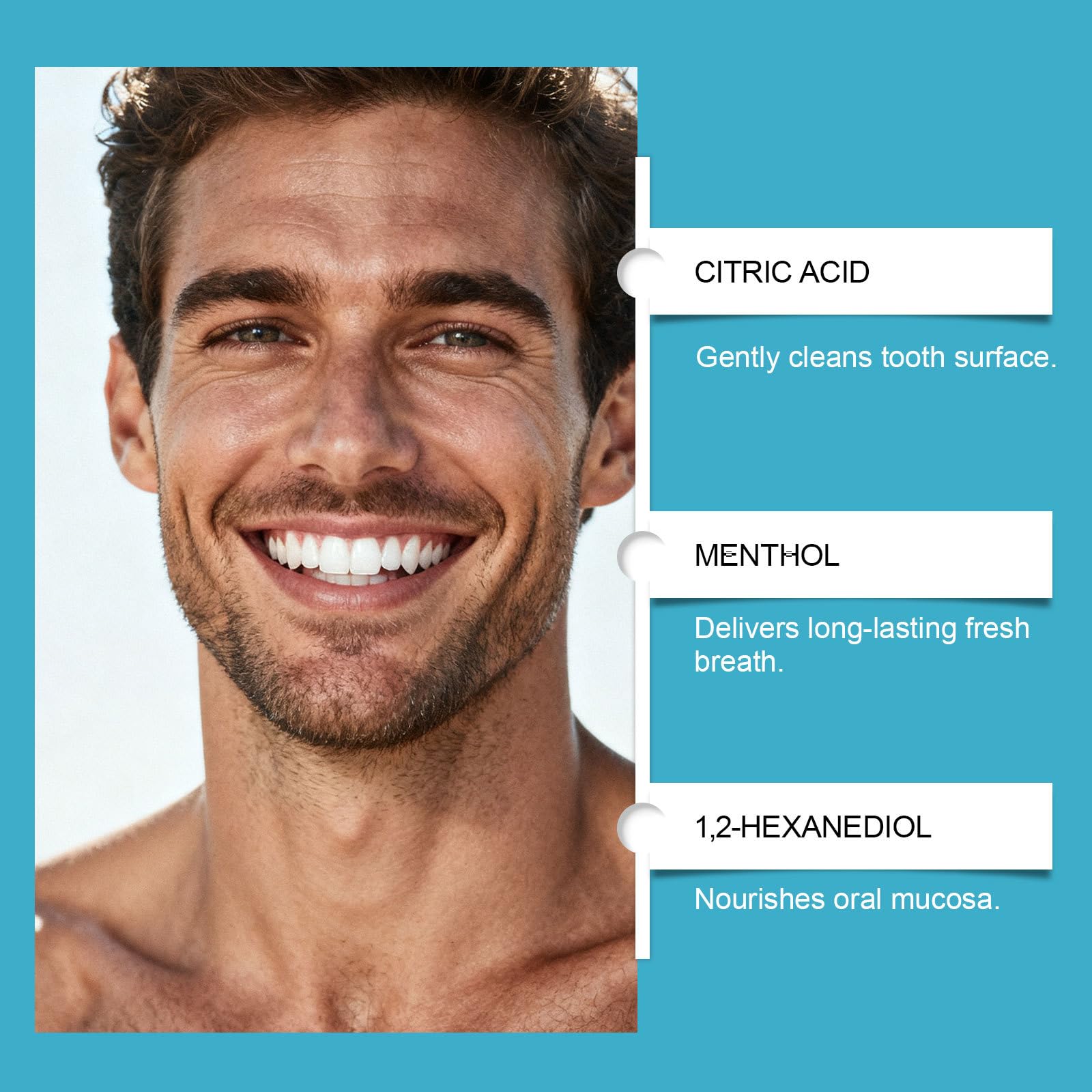 Spray per la cura della bocca alla propoli, lenisce rapidamente le gengive, rimuove delicatamente le macchie per tutti i denti, formula naturale senza alcool e senza fluoruro (12 pezzi)