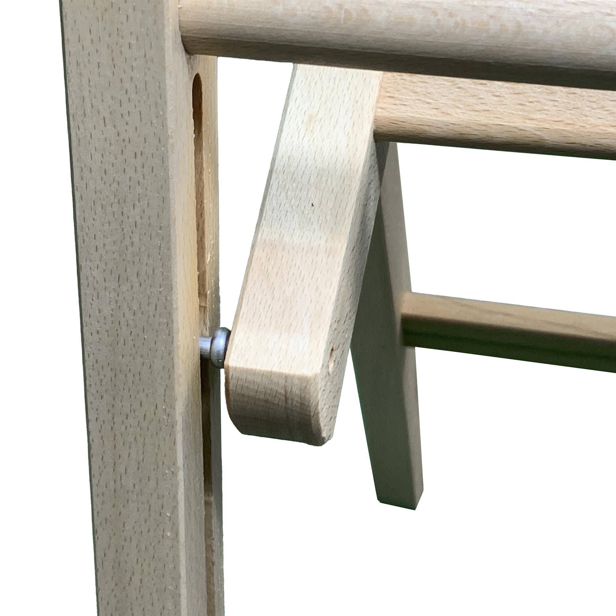 Sicignano Set 2 Sedie Pieghevoli in Legno di Faggio Noce 43x49x79h cm Made in Italy