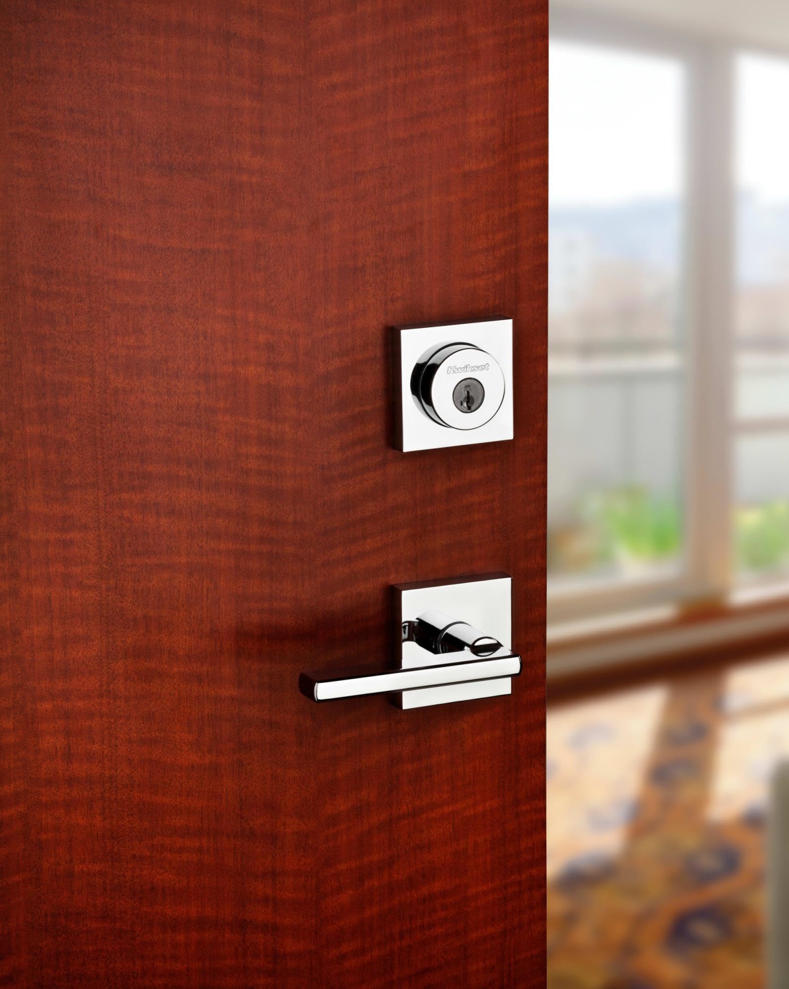 Kwikset 159SQT-S.STRKP Halifax Double Cylinder Keyed Entry