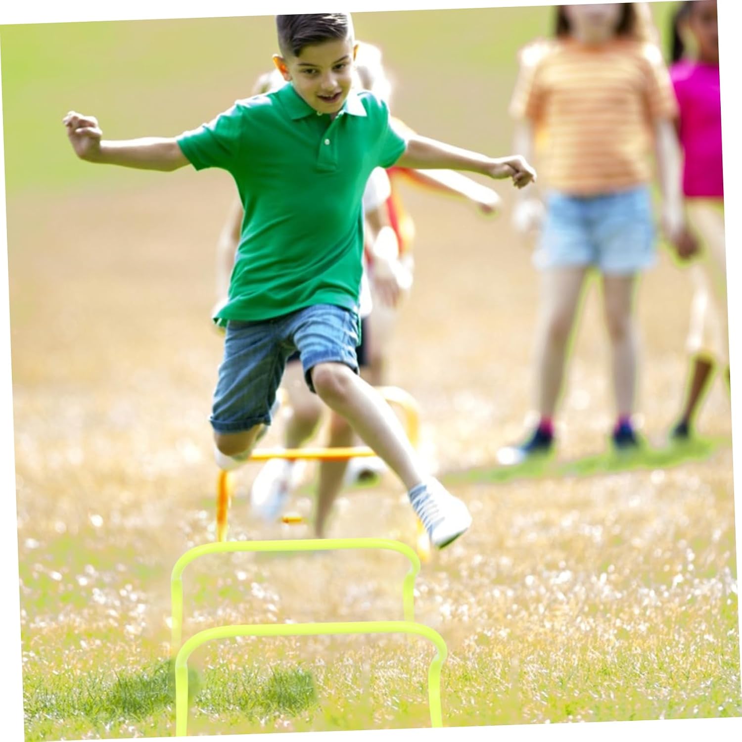 Abaodam 6Pcs Agility Training Hurdles for Football Flexibility Training Equipment for Speed Coordination and Balance Improvement
