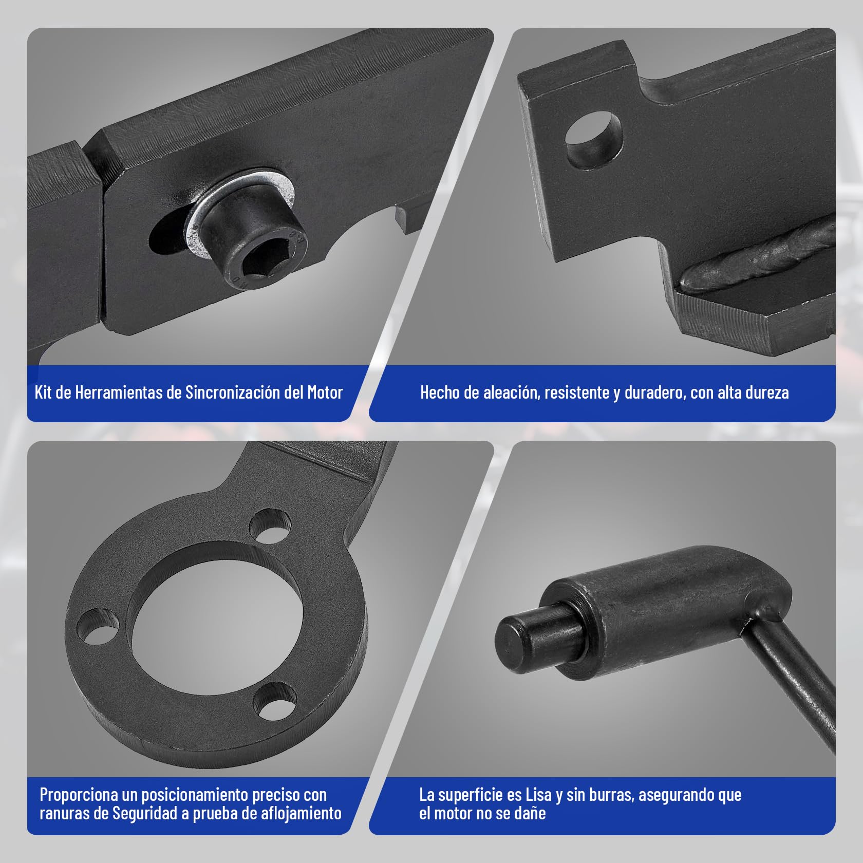 CarBole Kit Herramientas de Correa de Distribución, 1.0/1.2 VTi PureTech - Juego de Herramientas de Ajuste de Motor,Herramientas de Sincronización de Motor Compatible con PSA Peugeot Citroën
