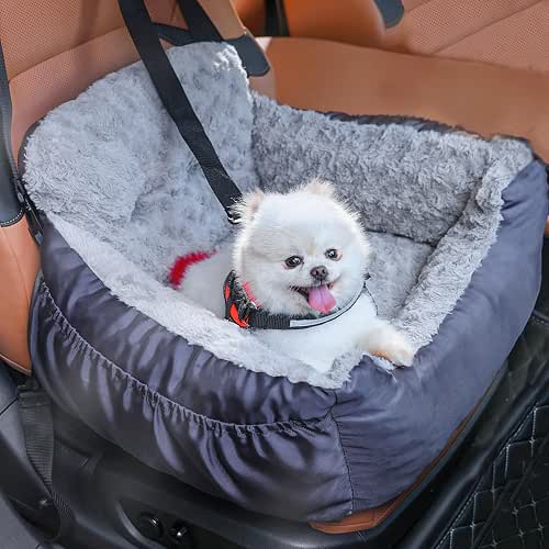 Oiilores Dog Car Seat for Small Dogs, Washable Pet Booster