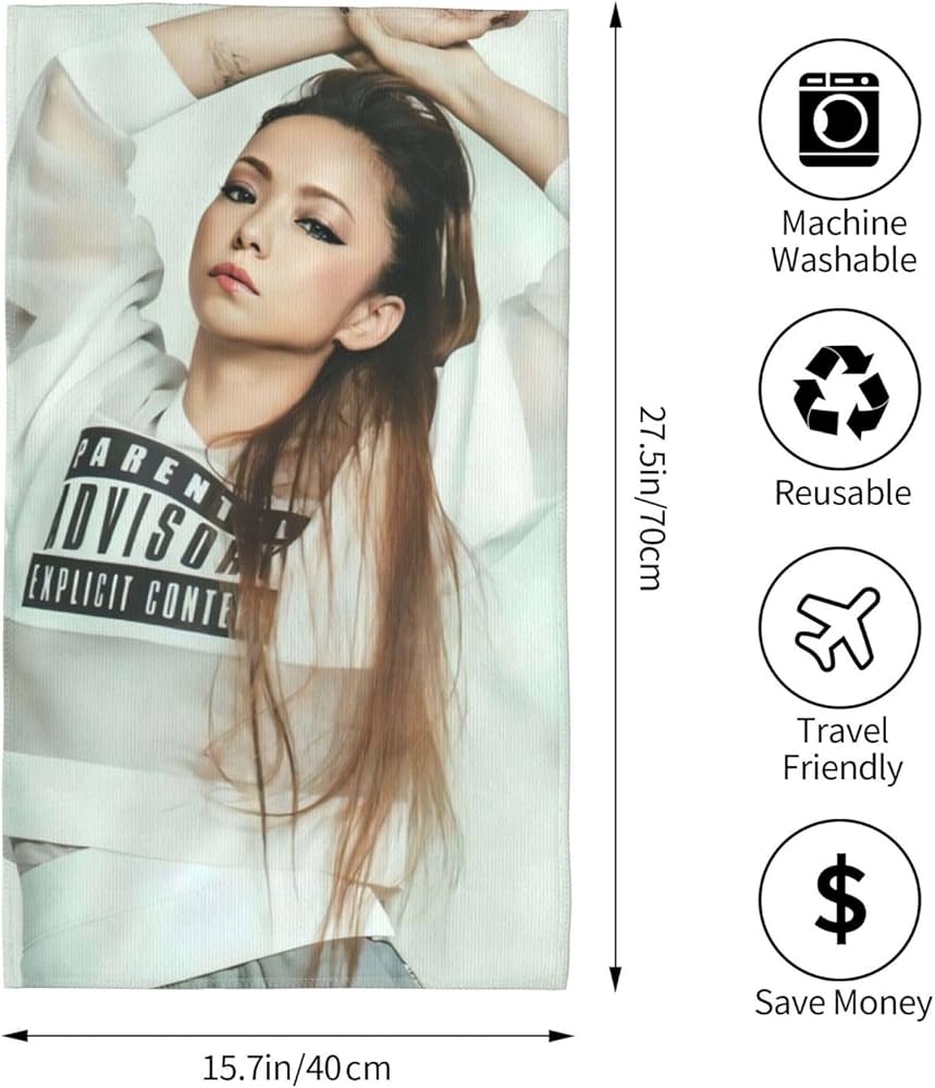 安室奈美恵♡フェイスタオル Amazon｜安室奈美恵 (7) 速乾タオル 肌にやさしいタオル スポーツ