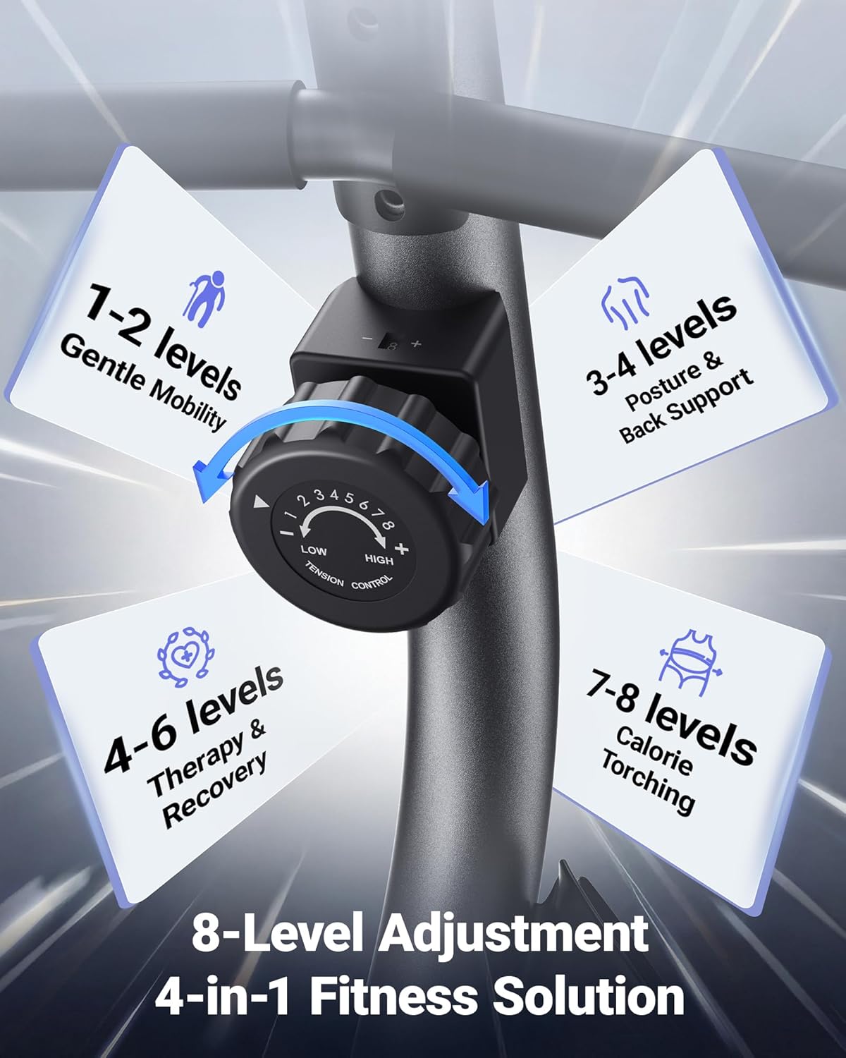 MERACH Recumbent Exercise Bikes for Home with Smart Bluetooth Equipment Exercise Bikes App,LCD,Heart Rate Handle Stationary Bikes for Home, Magnetic Recumbent Exercise Bike for Seniors Gym S08/S23 - Image 4