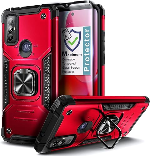 NZND Funda para Motorola Moto G Power 2022 con protector de pantalla de vidrio templado (cobertura máxima), protección de cuerpo completo grado disponible en Yaxa Guatemala