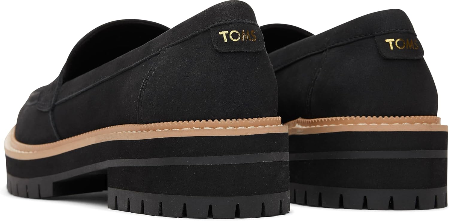 TOMS Womens Cara Slip On Lug Sole Casual Loafers - Image 7