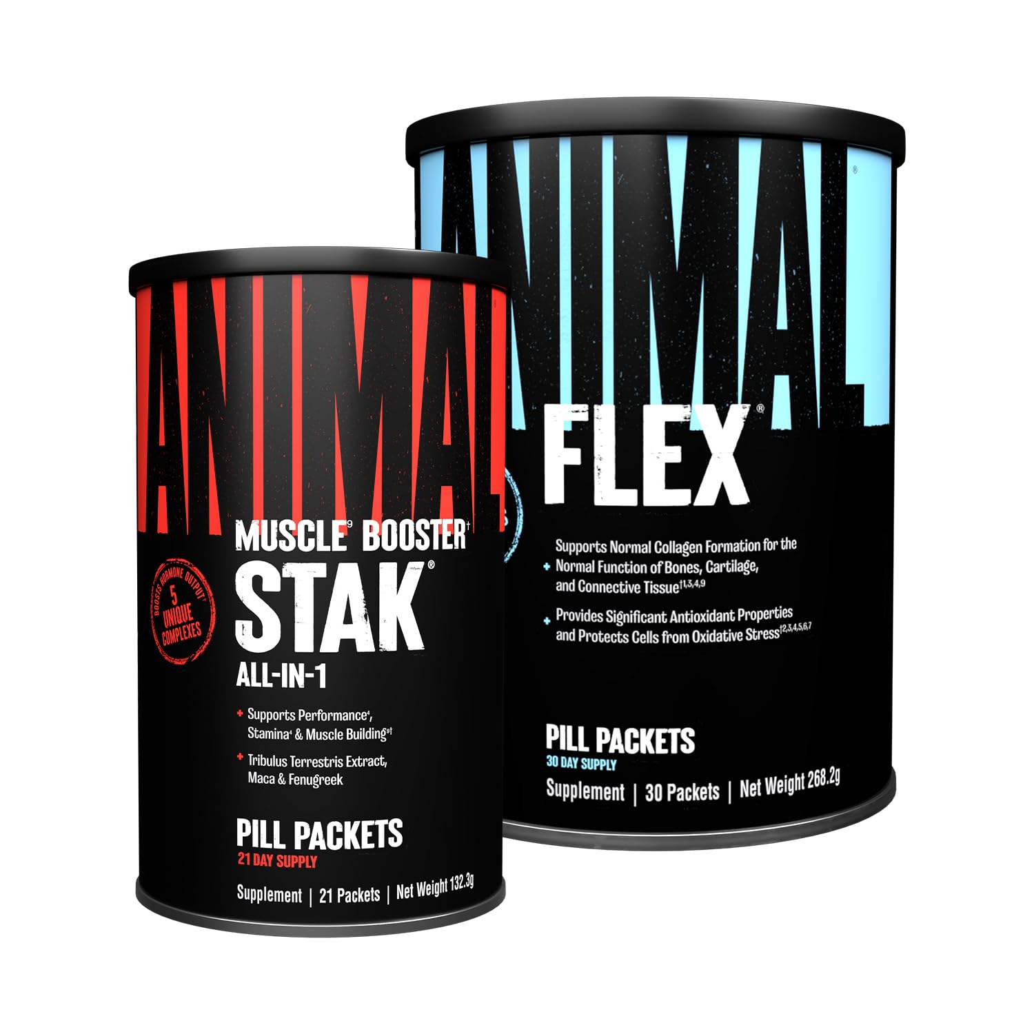 ANIMAL Muskelaufbau Bundle – Stak & Flex, 21 + 30 Packs