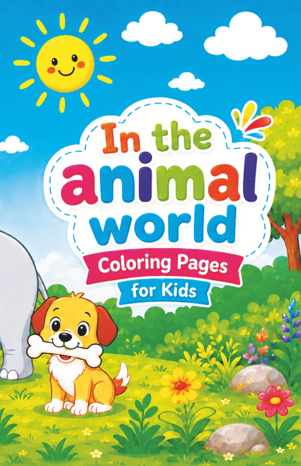 Animal Coloring Book for Kids: Fun and Easy Coloring Pages.