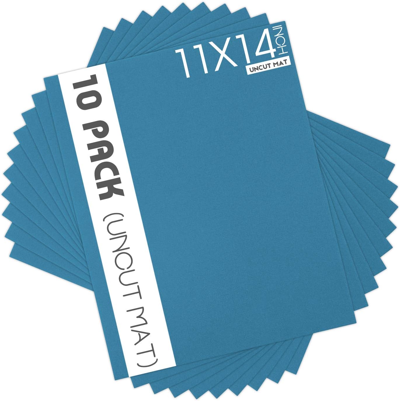 Mat Board Center, Royal Blue Color Uncut Mats - Full Sheet - for Art, Prints, Photos, Prints and More, 10 Pack, 11x14 : Electronics