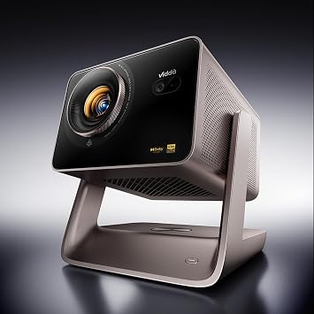 Vidda C5 Pro Max Laser 4K Projector 3200 CVIA Lm 0.9~1.5:1 Lens Shift Dolby Vision IMAX MT9681 3GB 64GB WiFi 6 Bluetooth 5.4 Hi-Res 56W Speaker, Android OS with KD3 Google TV Stick