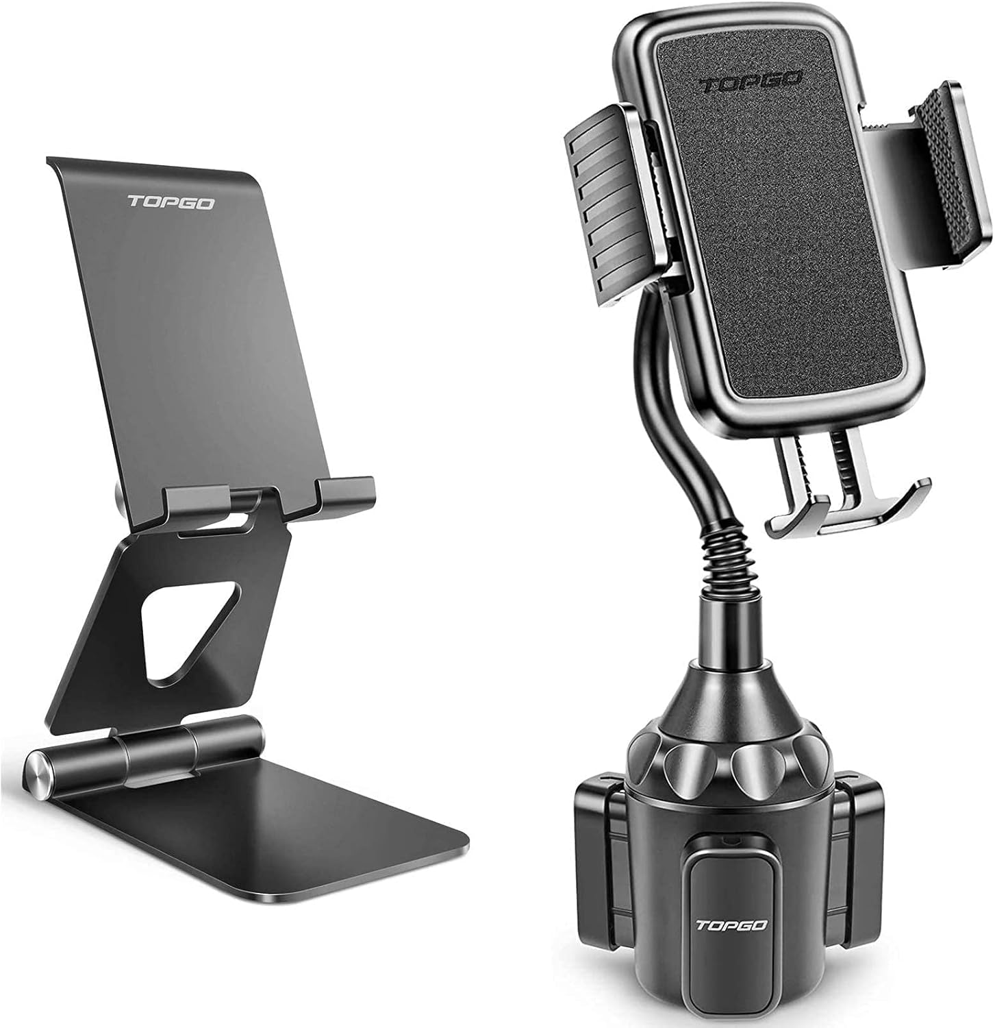 TOPGO Car Cup Holder Phone Mount and Cell Phone Stand