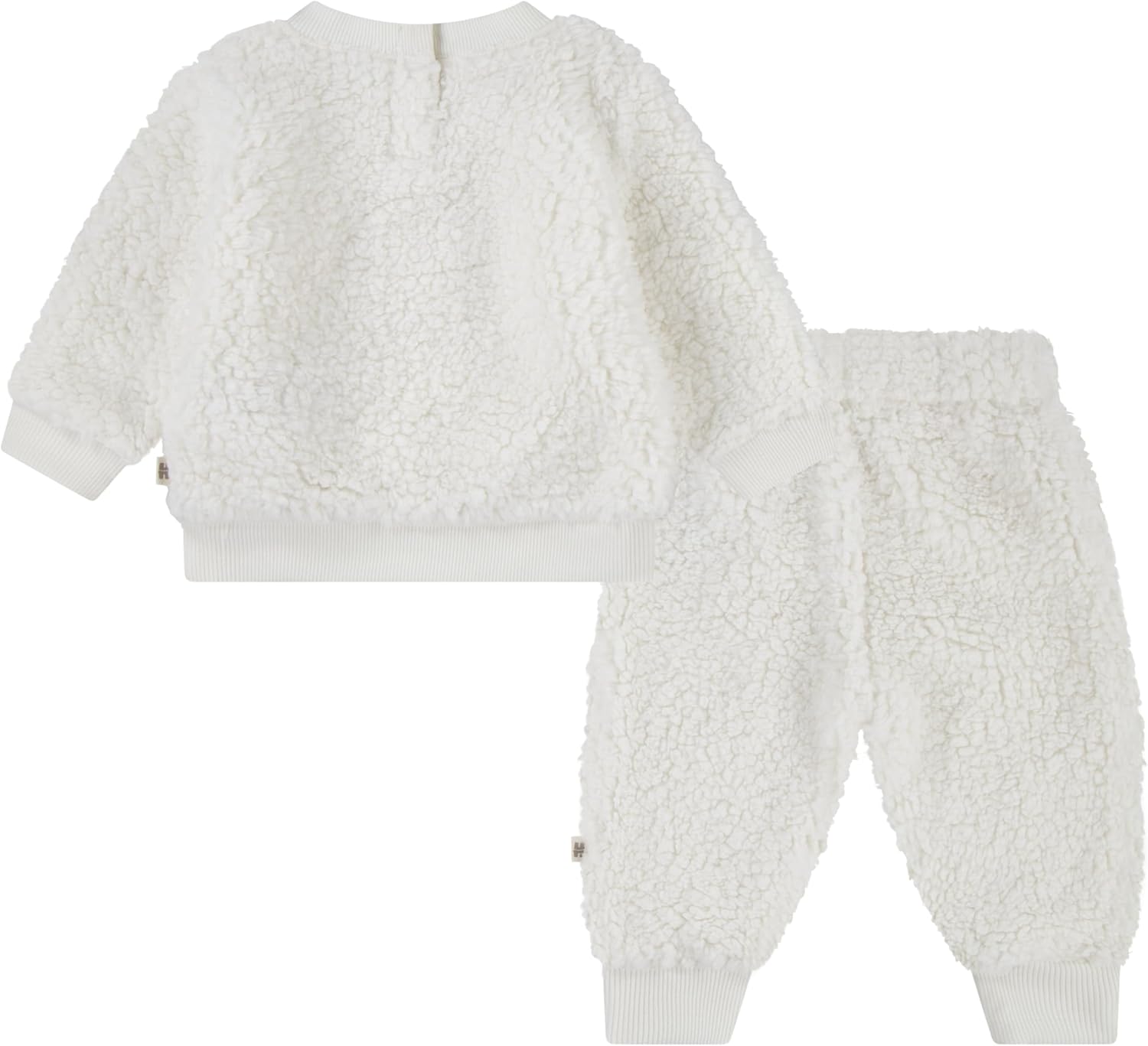 HUGGIES unisex-baby Crewneck Sweatshirt and Pants 2-piece Outfit Set - Image 2