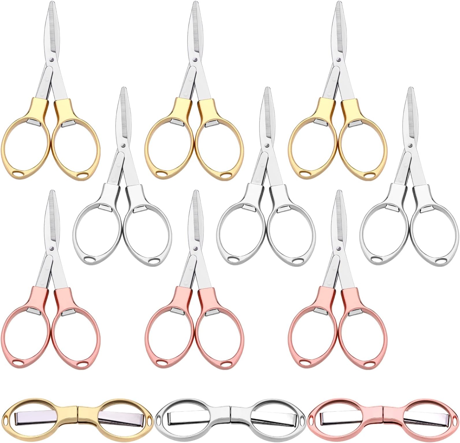 Amazon.com: 2PCS Folding Scissors, Portable Travel Scissors, Gift for ...