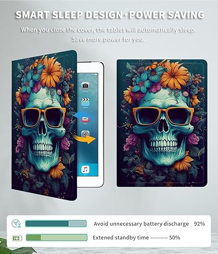 Vista 122 de Funda para Kindle de 6 pulgadas (11.ª generación, versión 2024/2022) delgada de piel sintética, ajustable, multiángulo, Smart Shell con función