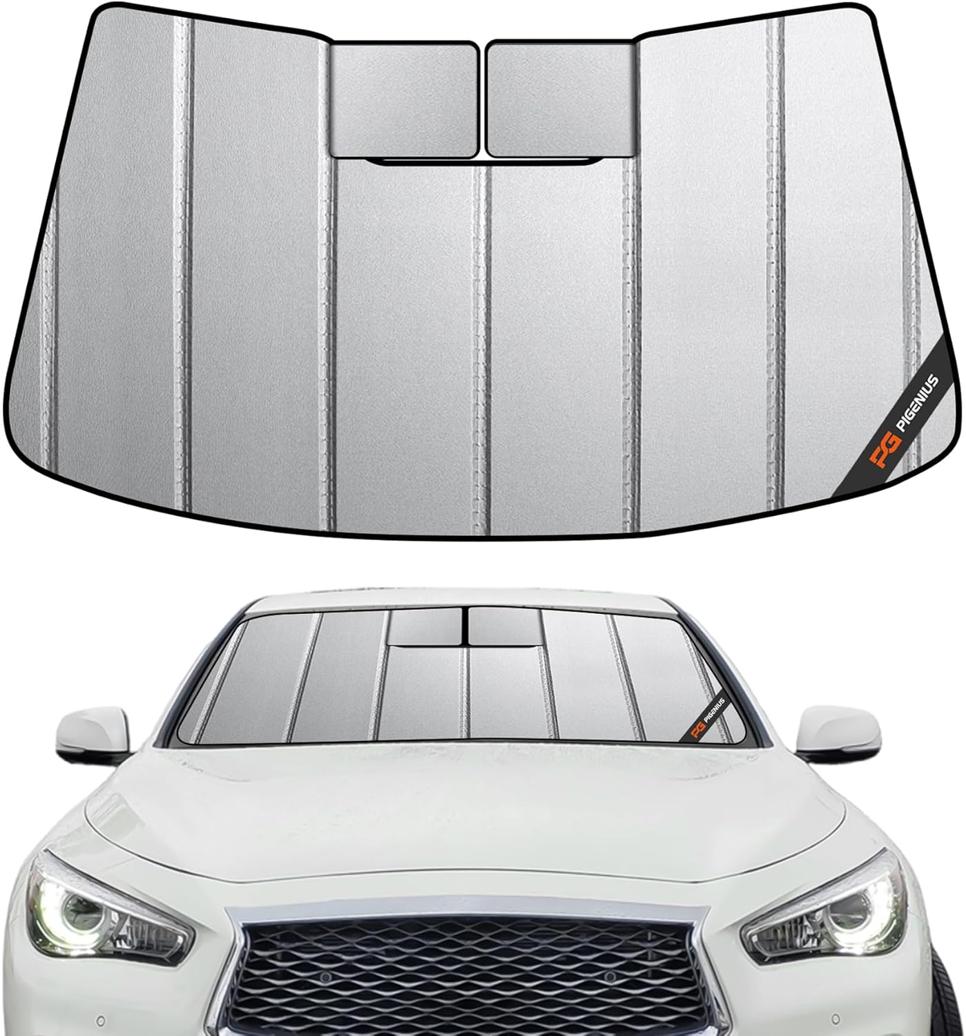 Windshield Sun Shade for Infiniti G25/G35/G37 2007-2013, Q40 2015 Front Window Sunshade - AstraGuard