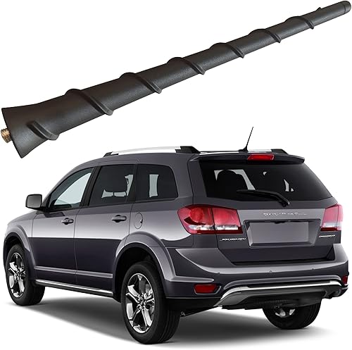 Antena de goma para Dodge Journey (2010-2020), Dodge Journey Radio Premium Antena de recepción A prueba de lavado de automóvil, antena de bobina de