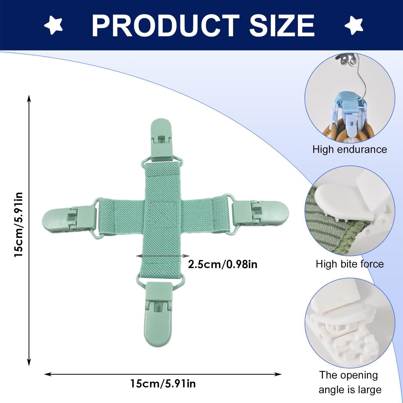 Clips anti-enchevêtrement pour draps, accessoires de démêlage pour housses de couette, aide à la maison pour empêcher les enchevêtrements dans la machine à laver et le sèche-linge