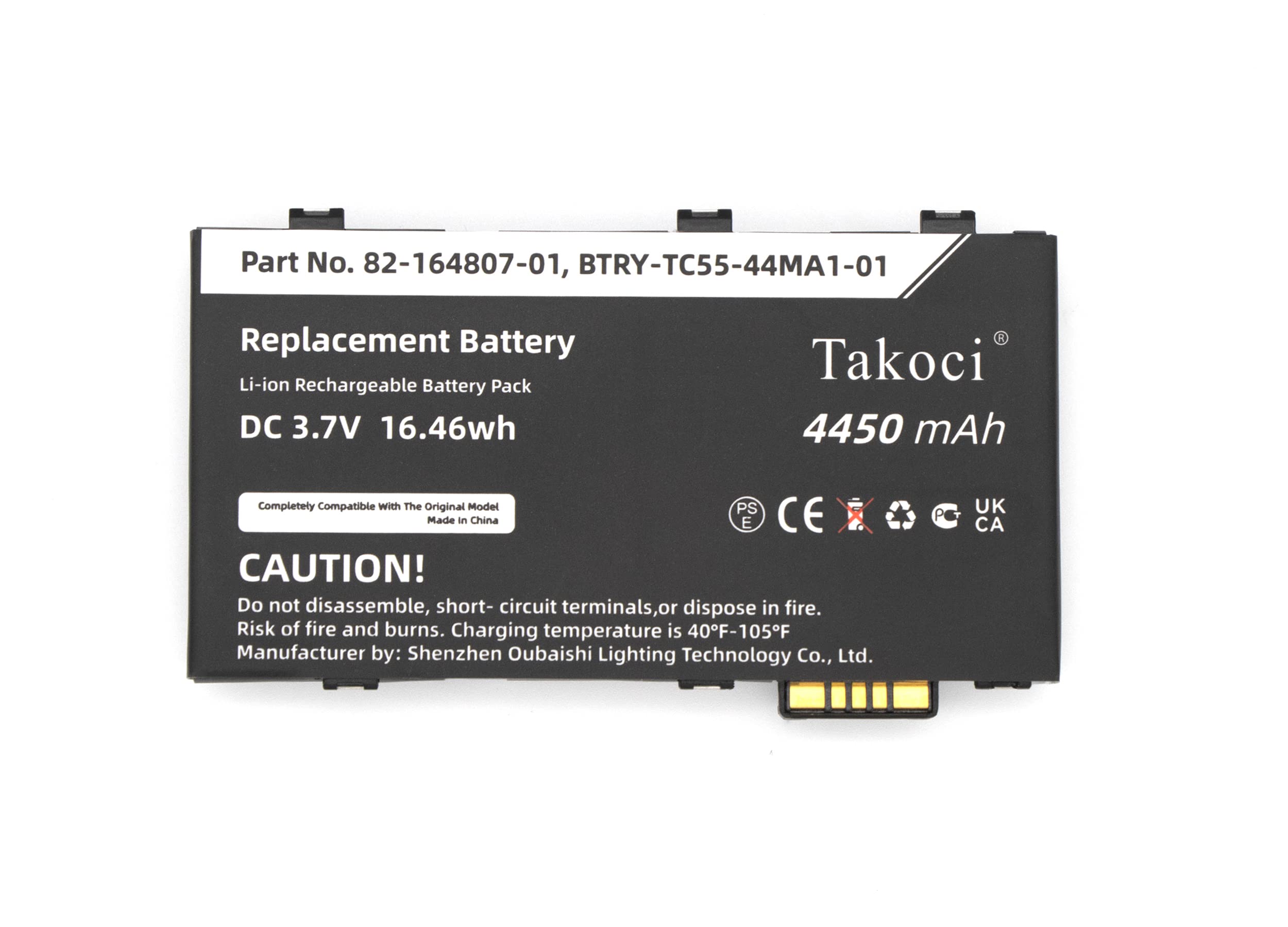 Replacement Battery for Symbol/Motorola TC55 ES85 ES85XX TC55AH-JC11ES MC36,fits Part Number 82-164807-01 BTRY-TC55-44MA1-01 KT-TC55-29BTYD1-01 82-164801-02 82-172087-01 82-172087-02