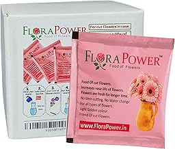 FloraPower - Food of Flowers , Flower Food (Sachets, 10 Pieces), Granules