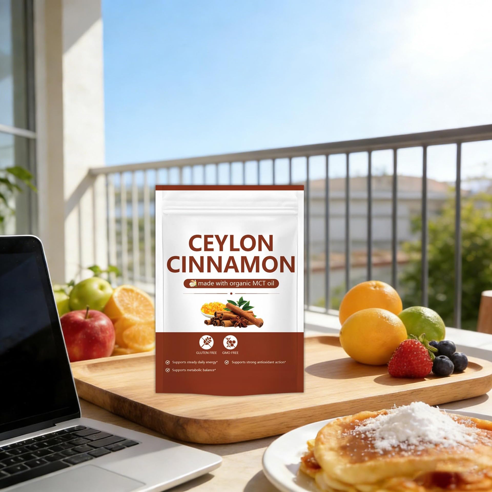 Primal Ceylon-Zimt, Hohe Absorption, Antioxidans- & Verdauungsunterstützung, Nicht gentechnisch verändert, Glutenfrei & Sojafrei