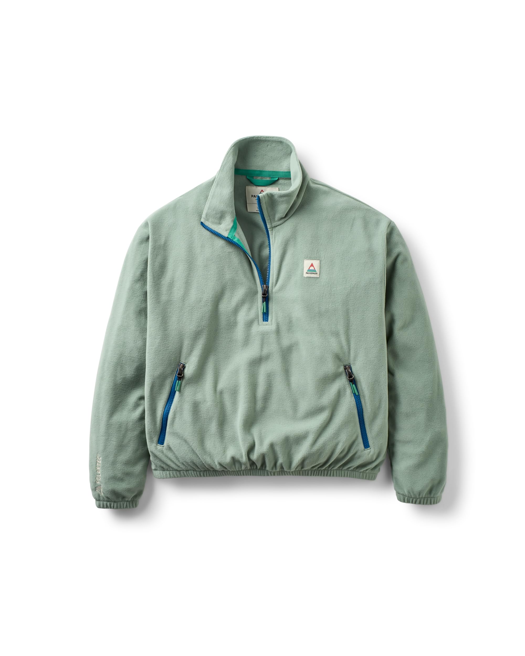 Passenger Women's Pistachio Ayla Recycled Micro Polartec Fleece (Uk, Alpha, L, Regular, Regular, )