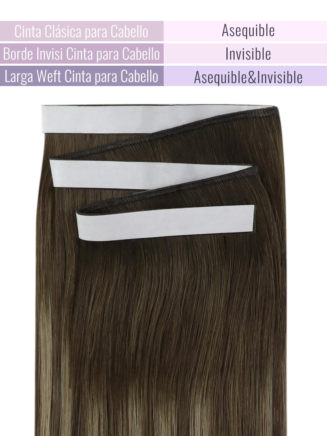 Fshine Extensiones Adhesivas Pelo Natural Extensiones de Cabello 14 Pulgadas 35CM 50g Rubio Dorado Highlight Rubio Claro 20PCS Cabello Humano Color 16P22 Color 16P22 — view 67