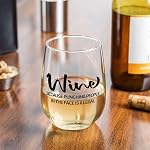 Fatbaby Funny Wine Glass for Women Coworkers, Sarcastic Gifts For Best Friends Sisters Besties, Noël Anniversaire Fête des mères Cadeaux sans fil Vin Glas 15 OZ
