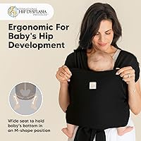 Vista 5 de KeaBabies Portabebés con anillo para bebé, fácil de llevar, ajustable D-Lite portabebés recién nacido a niño pequeño, camisa de transporte