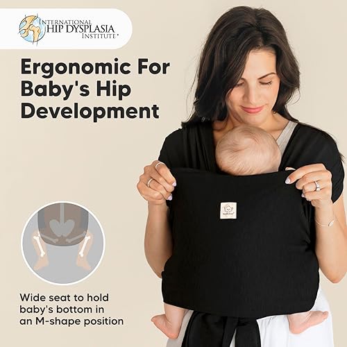 Miniatura 5 de KeaBabies Portabebés con anillo para bebé, fácil de llevar, ajustable D-Lite portabebés recién nacido a niño pequeño, camisa de transporte