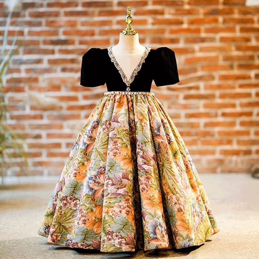 Amazon.co.jp: ZYZMH 子供のウエディング プリンセス イブニング