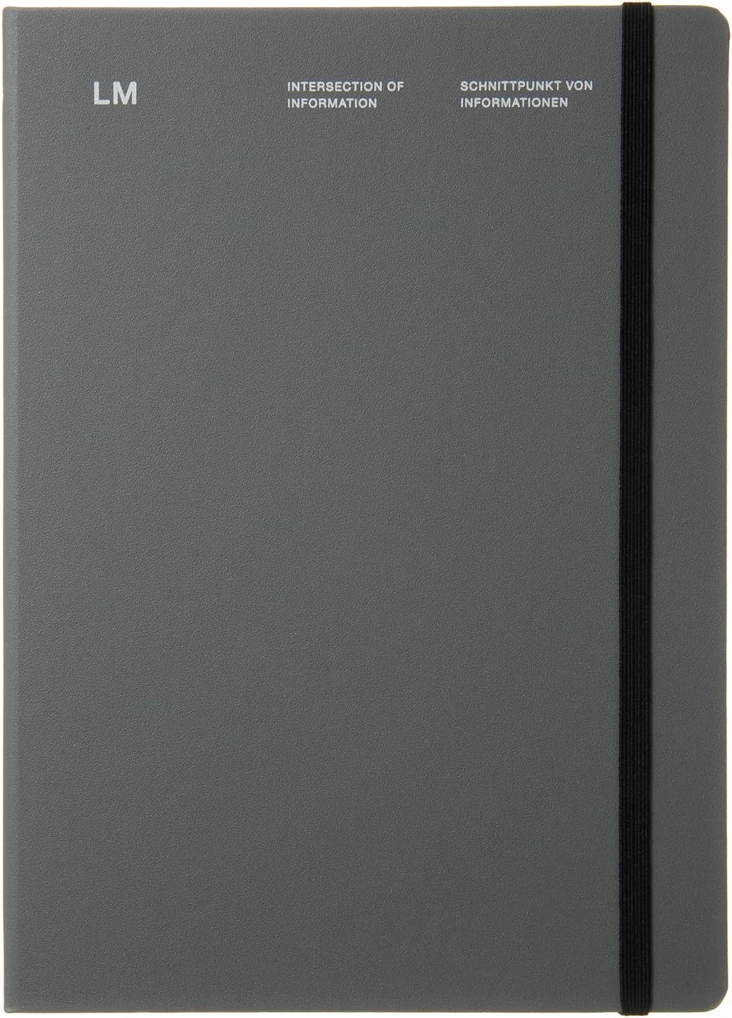 Laconic LMLS04-230GY Notebook, 2025 A5 Monthly Hardcover, Gray (Begins September 2024)