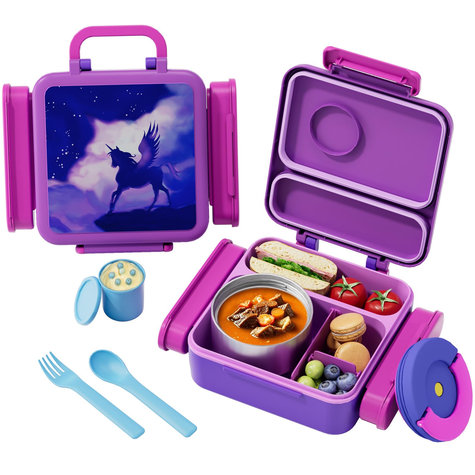 Zaino Porta Pranzo Sorrisini Porta Pranzo Per Bambini Bluey, Lunch