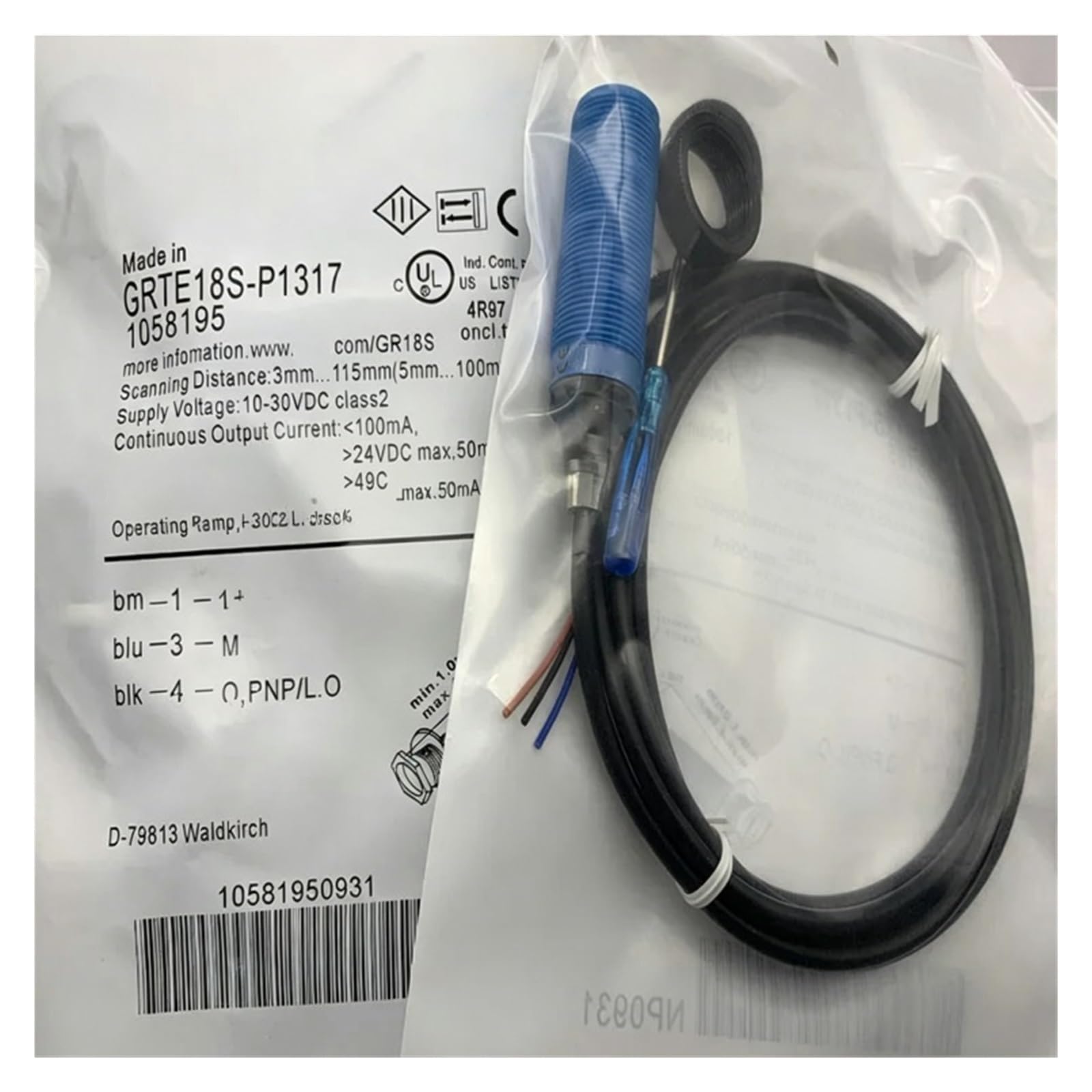CXDFRSER 1pcs GRTE18-P2412 GRTE18-N2412 GRTE18-P2432 GRTE18-N2432 Sensor(GRTE18-P2432)