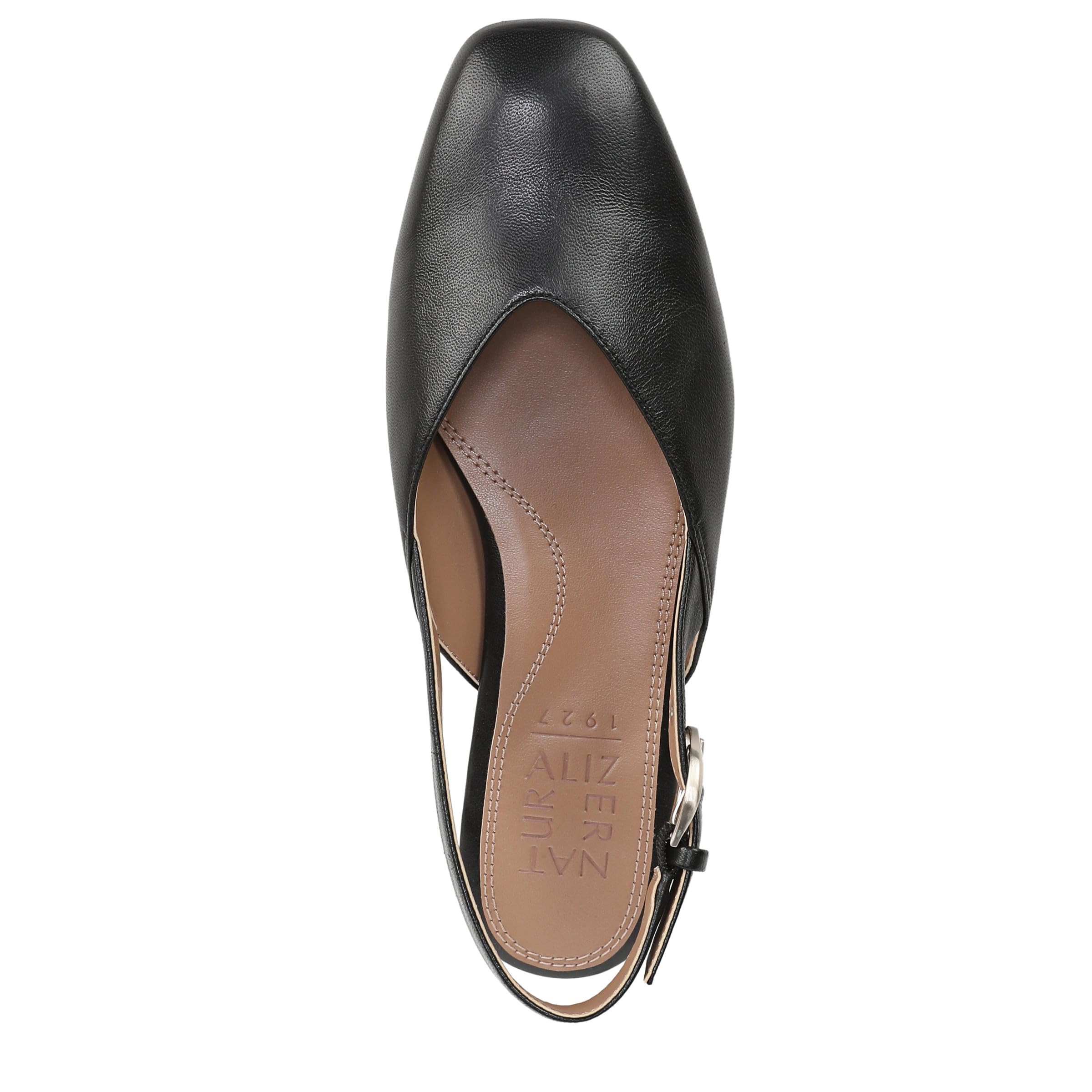 Naturalizer Zapatos de Mujer con Cristales, Piel Negra, 5 UK Wide