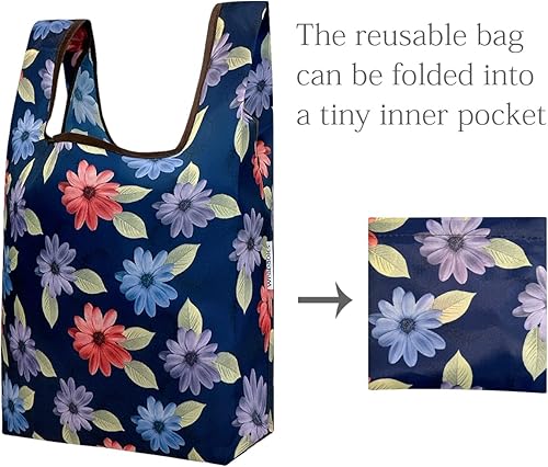 Miniatura 10 de Wrapables JoliBag Collection - Bolsa de compras reutilizable (juego de 2)