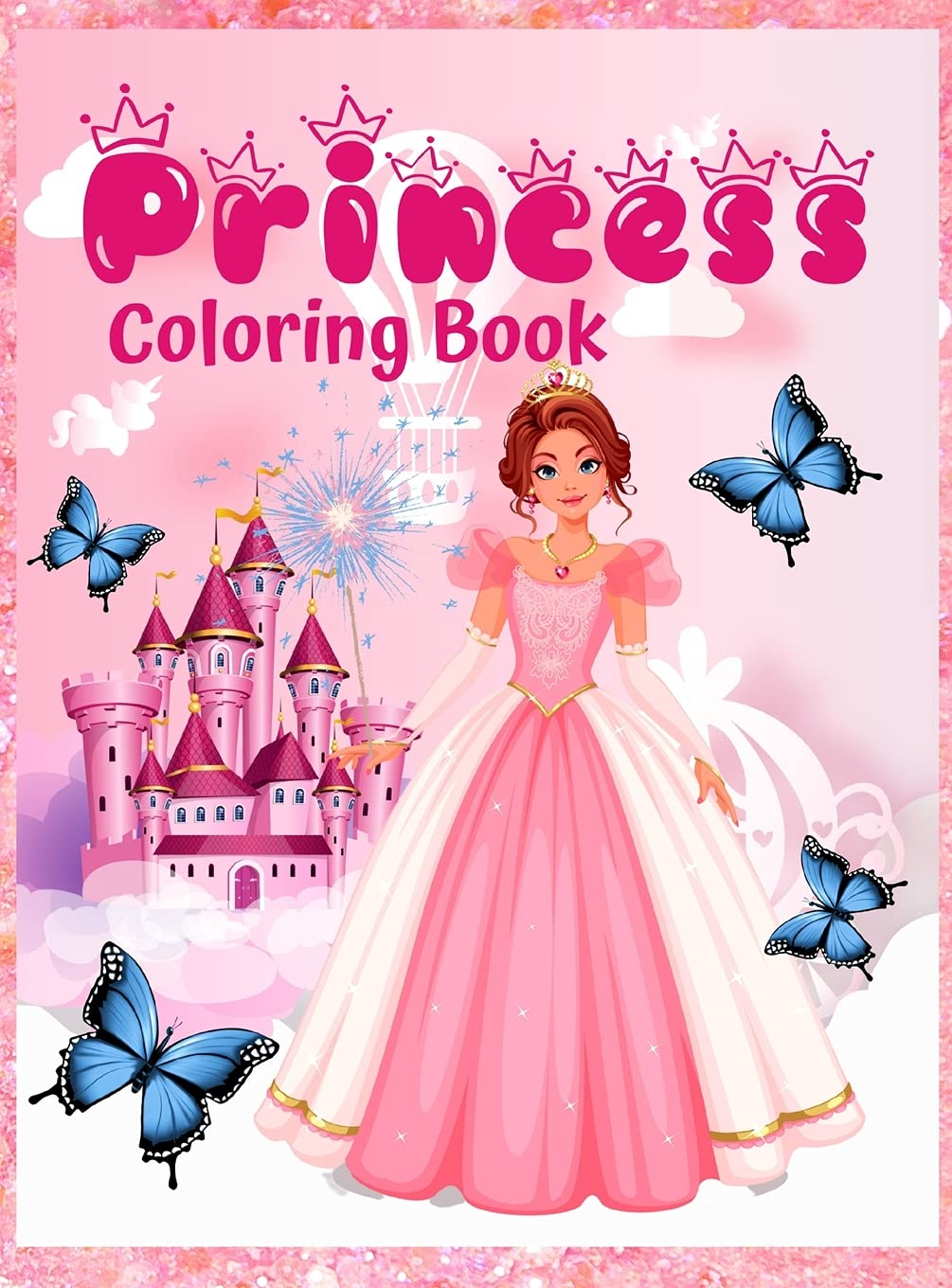 Clara SparklovePrincess coloring book: 60 unique and beautiful designs for girls aged 3-9 years - a great gift